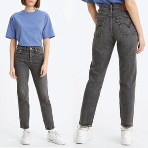 Levi’s Wedgie Icon Fit Ankle Jeans in Better Weathered Size 27 Cheeky Button Fly